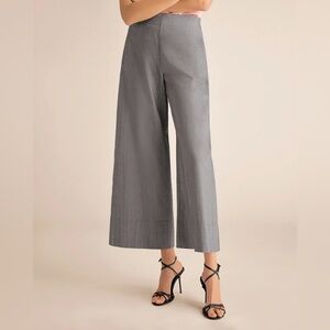 MM Lafleur Charcoal Wide-Leg Pants